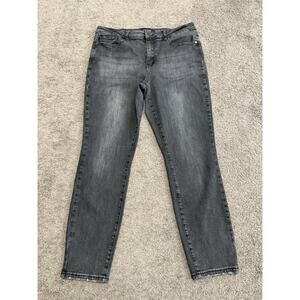 Judy Blue Women's Jeans Boyfriend Fit, Mid-Rise, Dark Wash, Size 13/31